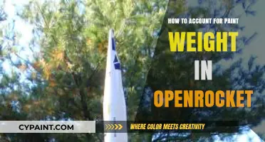Accurately Accounting for Paint Weight in OpenRocket Simulations