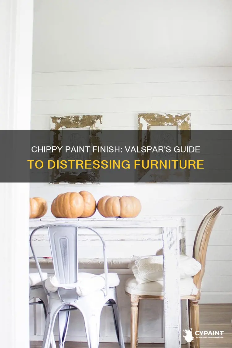 how to achieve a chippy paint finish valspar paint