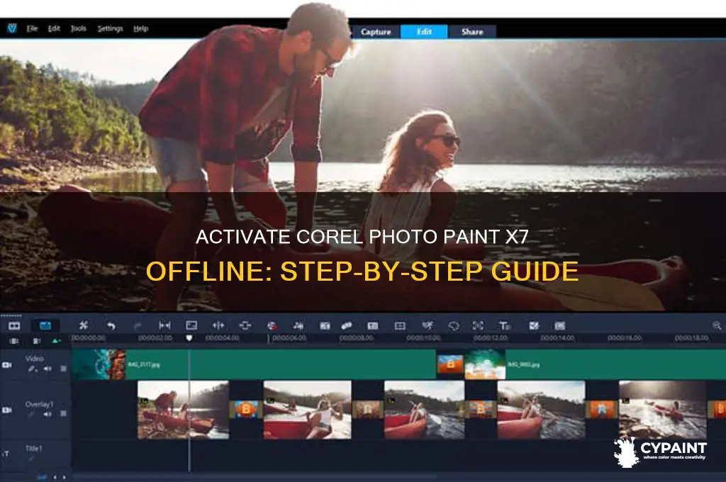 how to activate corel photo paint x7 offline