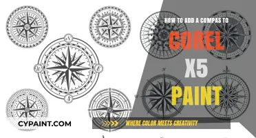 Adding a Compass to Corel X5 Paint: A Step-by-Step Guide