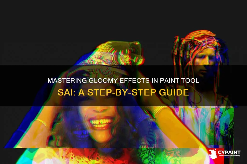 how to add a glomy effect in paint tool sai