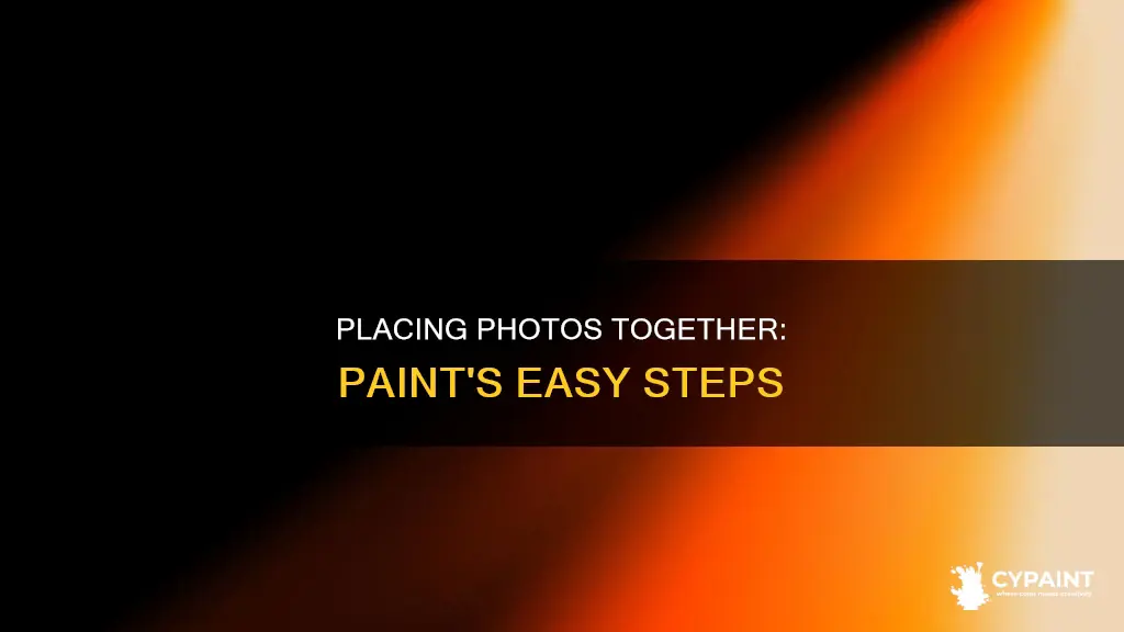 how to add a photo to another in paint