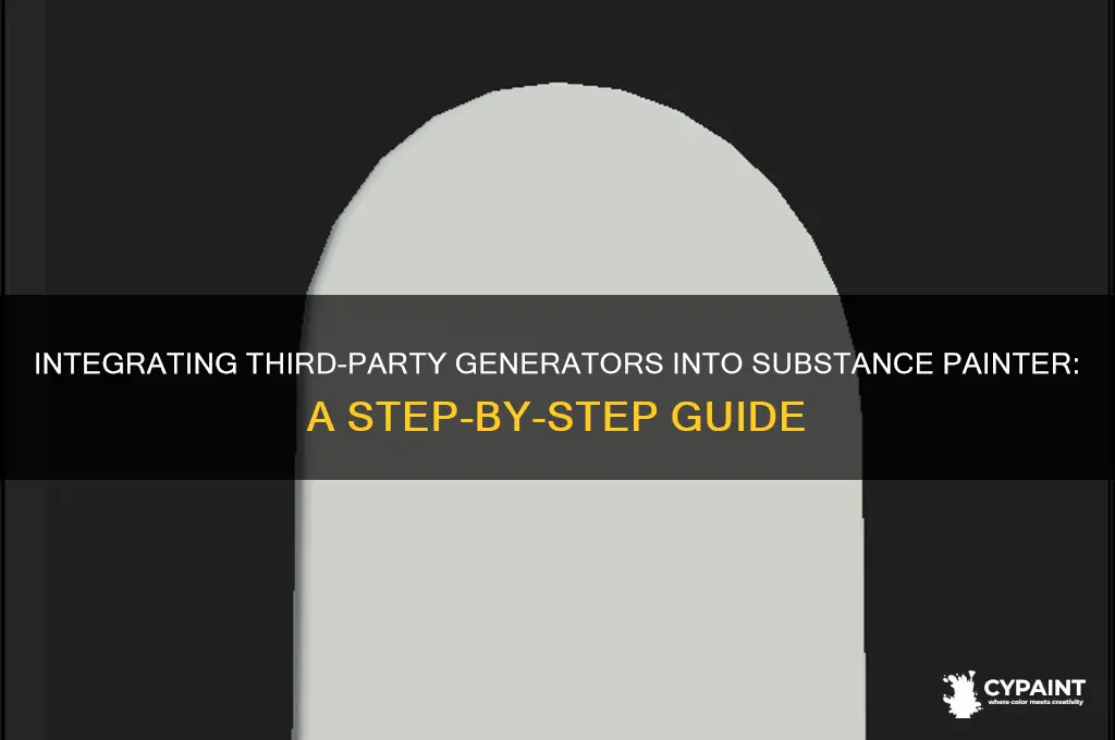 how to add a third party generator to substance painter