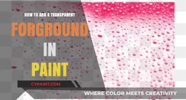 Mastering Transparency: Adding a Foreground in Paint Effortlessly