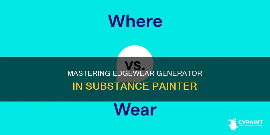 how to add an edgewear generator in substance painter