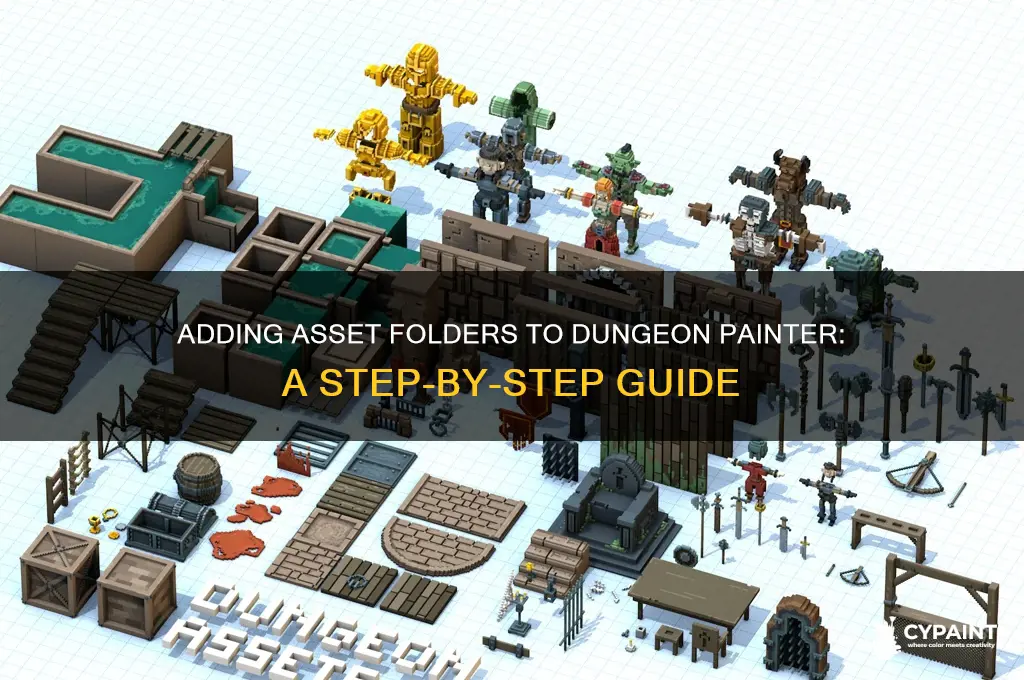 how to add asset folder to dungeon painter