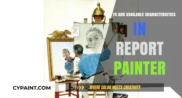 Master Report Painter: Adding Available Characteristics Step-by-Step Guide