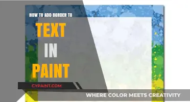 Add Stylish Borders to Text in Paint: A Simple Guide