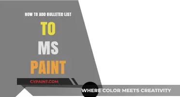 Mastering MS Paint: Adding Bulleted Lists in Simple Steps