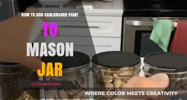 Creative DIY: Transform Mason Jars with Chalkboard Paint Easily