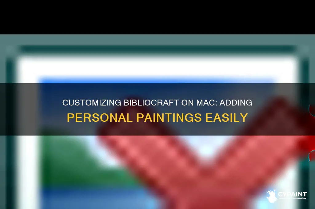 how to add custom paintings in bibliocraft mac