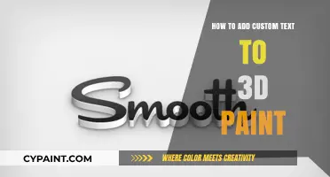 Mastering 3D Paint: Adding Custom Text in Simple Steps
