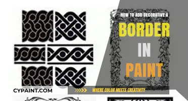 Enhance Your Paint Creations: Adding Decorative Borders Made Easy