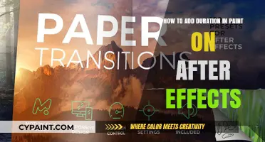 Extending Paint Duration in After Effects: A Simple Guide