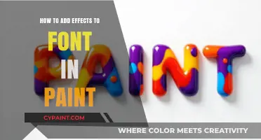Enhance Your Text: Adding Creative Font Effects in MS Paint