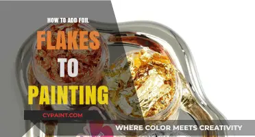 Enhance Your Art: Adding Foil Flakes to Paintings for Stunning Effects