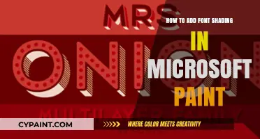 Add Depth to Your Text: Font Shading in Microsoft Paint Tutorial