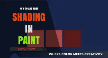 Mastering Paint: Easy Steps to Add Font Shading in Your Designs