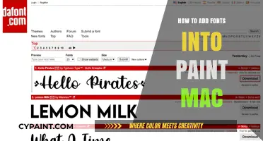 Add Custom Fonts to Paint on Mac: A Step-by-Step Guide