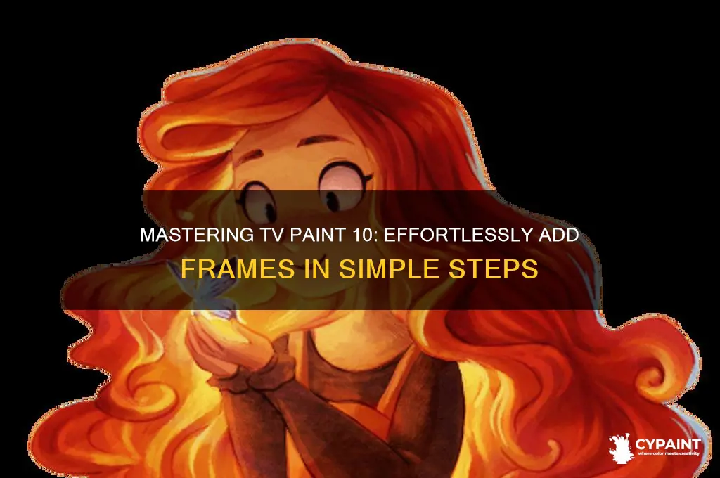 how to add frames in tv paint 10