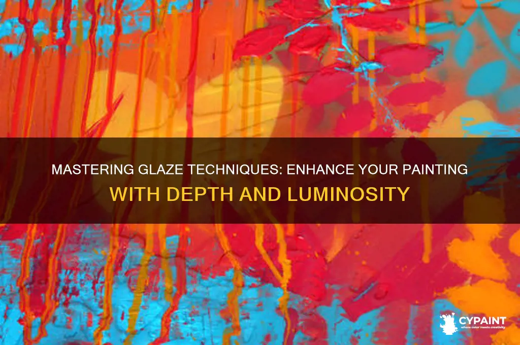 how to add glaze to a painting
