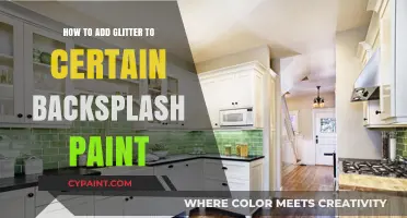 Sparkle Your Kitchen: Adding Glitter to Backsplash Paint Easily