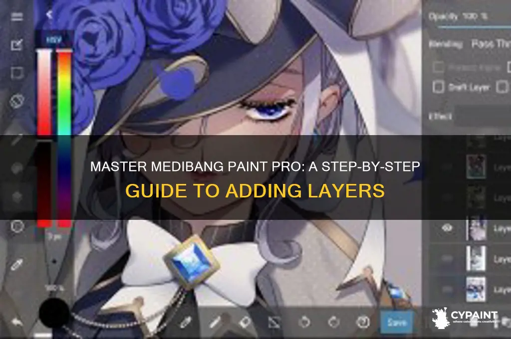how to add layers on medibang paint pro