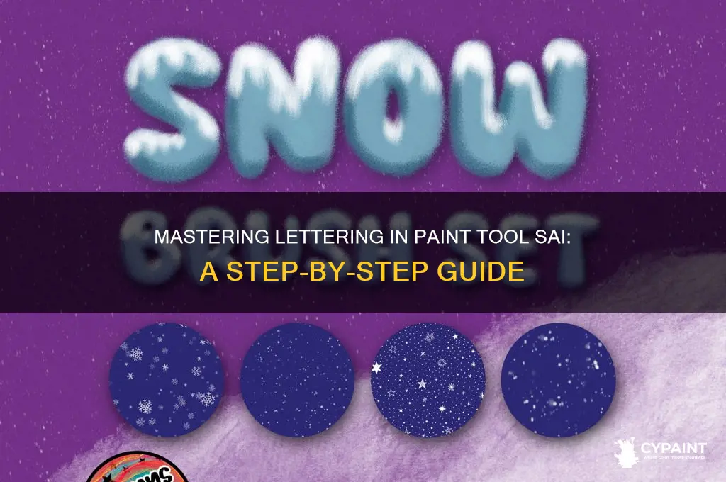 how to add letter paint tool sai