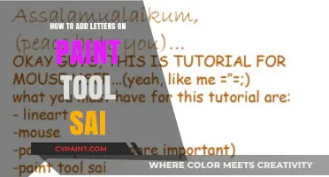 Mastering Text in Paint Tool SAI: A Step-by-Step Letter Guide
