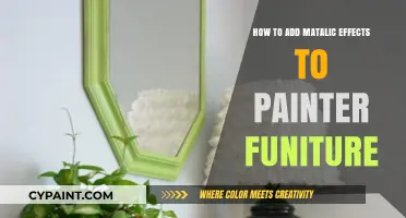 Enhance Your Painted Furniture with Stunning Metallic Effects