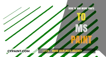 Enhance Your MS Paint Creations: Adding Custom Fonts Easily
