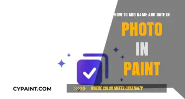 Add Personal Touch: Insert Name and Date in Photos Using Paint