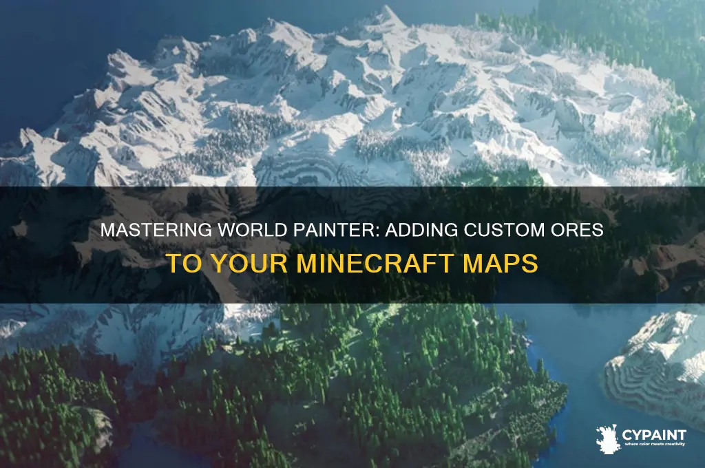 how to add ores in world painter