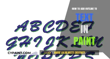 Mastering Text Outlines: A Simple Guide to Adding Borders in Paint