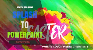 Creative PowerPoint Design: Adding Dynamic Paint Splash Effects Easily