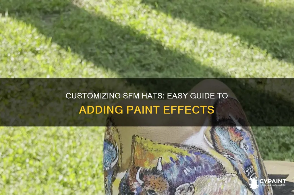 how to add paint to hats in sfm