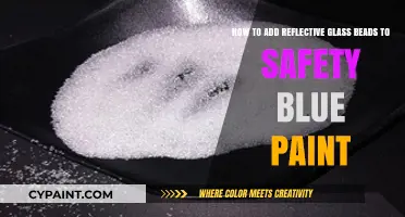 Enhance Visibility: Adding Reflective Glass Beads to Safety Blue Paint