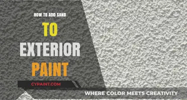 Enhance Durability: Adding Sand to Exterior Paint for a Textured Finish
