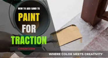 Enhance Grip: Adding Sand to Paint for Better Traction