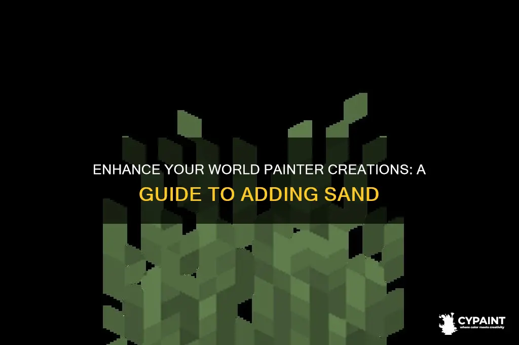 how to add sand to world painter