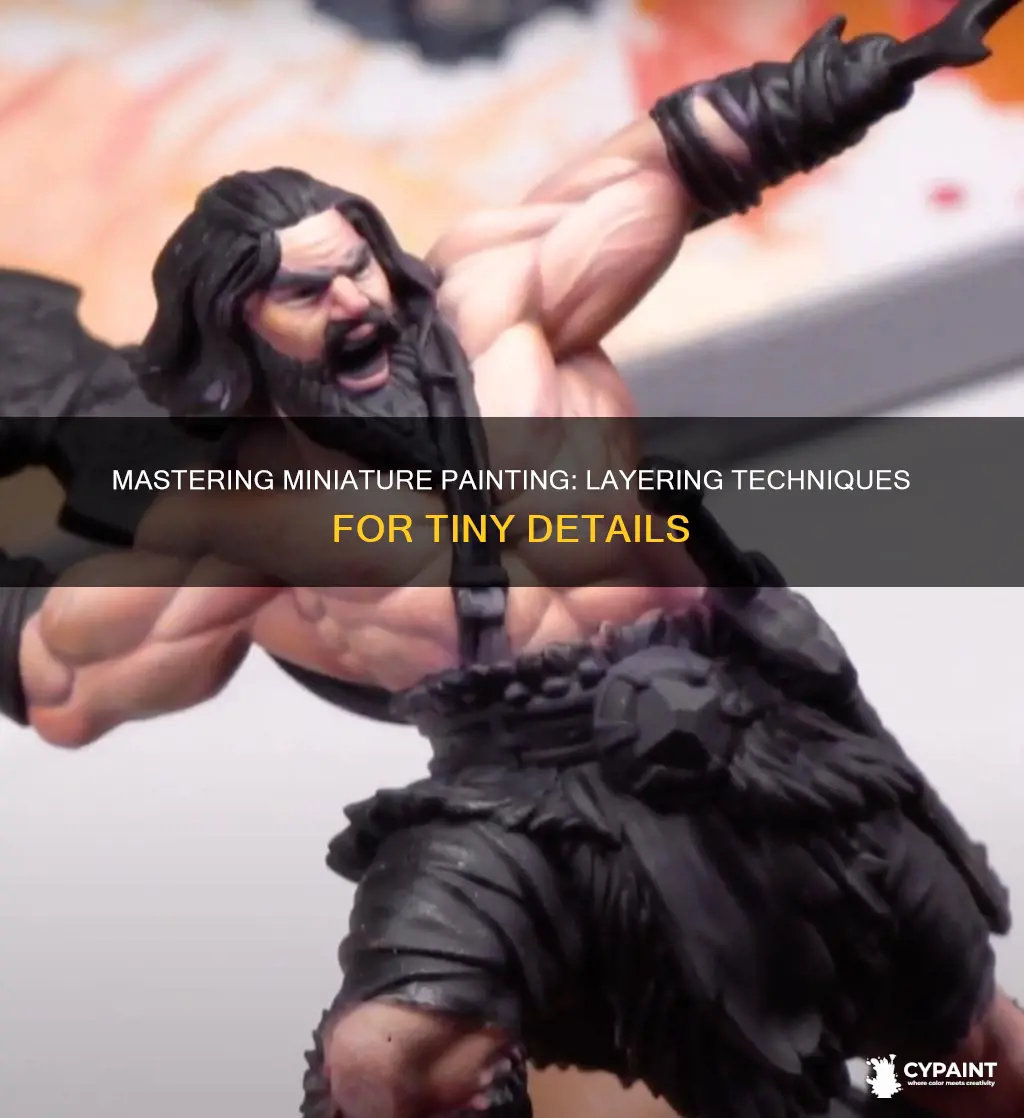 how to add several layers of paint on miniatures
