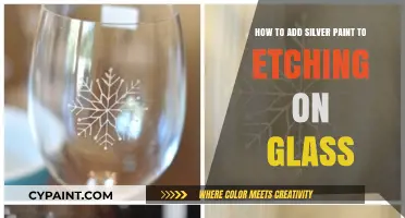 Etching Glass: Adding Silver Paint to Your Design