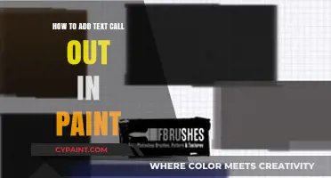 Mastering Paint: Adding Text Callouts for Clear Visual Communication
