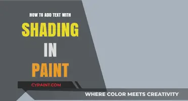 Mastering Paint: Adding Shaded Text for Enhanced Visuals