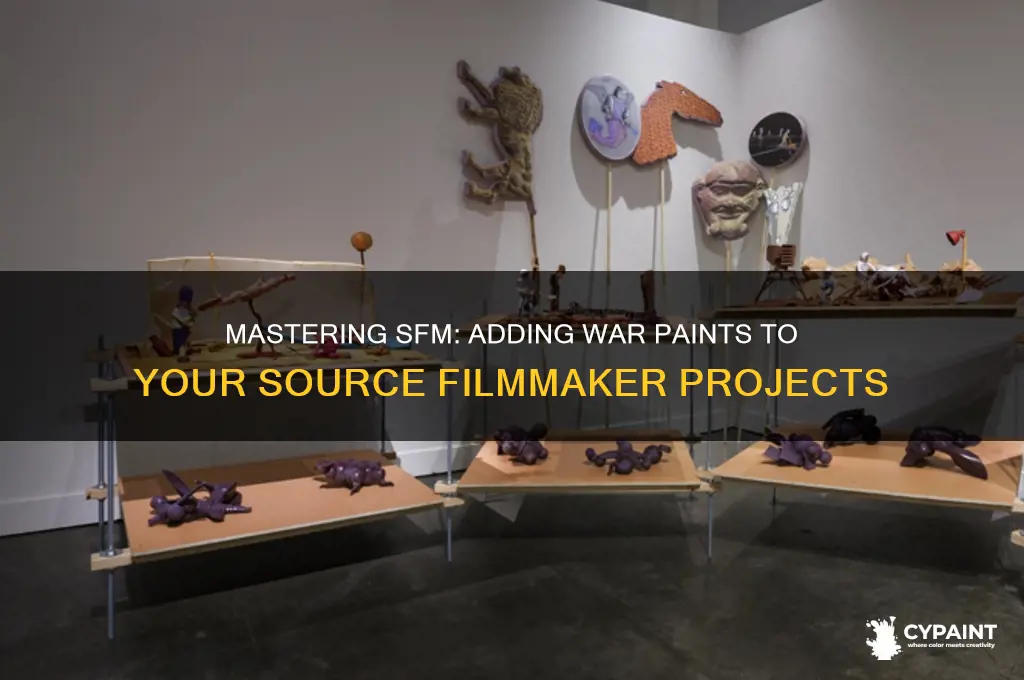 how to add war paints to sfm