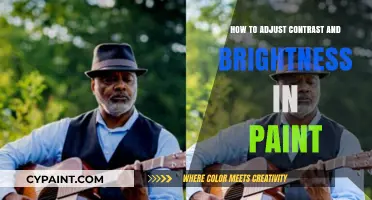 Mastering Paint: Adjusting Contrast and Brightness for Perfect Images