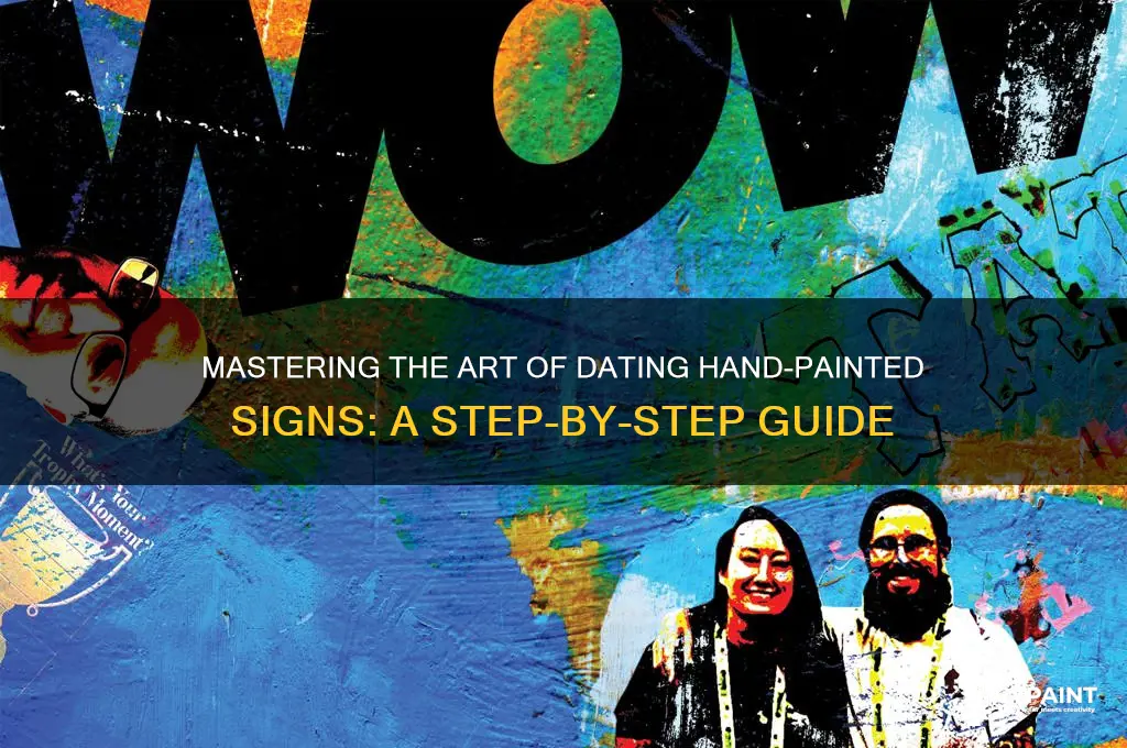 how to age a hand painted sign