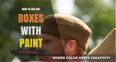 Vintage Charm: Aging Hat Boxes with Paint Techniques for Timeless Elegance