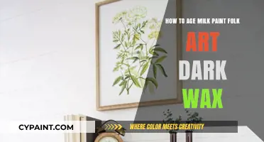 Aging Milk Paint: Folk Art Dark Wax Techniques