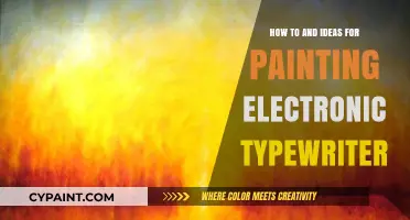 Creative Ways to Paint Your Electronic Typewriter: Tips and Ideas